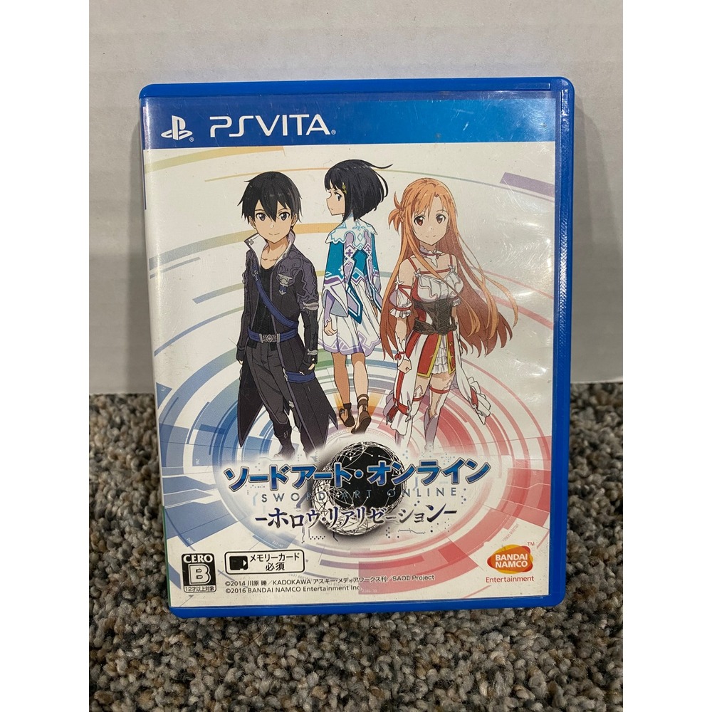 Bandai Namco Video Game SAO Hollow Realization PS Vita Japan Import